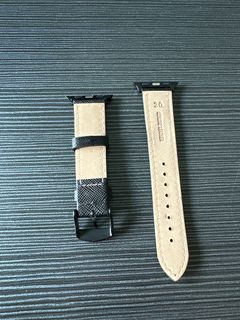 44-45mm Apple Watch strap made by 💯 Authentic Louis Vuitton canvas ,  Luxury, Accessories on Carousell