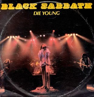 arth12 BLACK SABBATH - Die Young / Heaven And Hell (Live) 12" Inch Single Vinyl Record