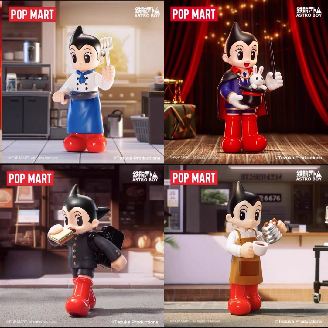 ASTRO BOY DIVERSE LIFE POPMART / FULL SET / SINGLE BLIND BOX / ABLE TO
