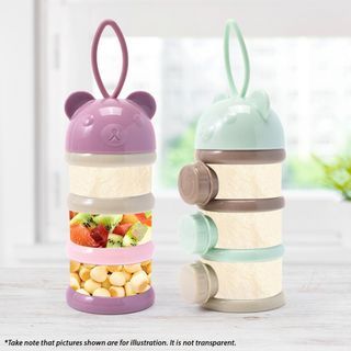 1pc Baby Milk Powder Formula Dispenser, Formula Dispenser On The Go,  Stackable Formula Container For Travel, Non-Spill Baby Snack Storage  Container,Pill Box,Pill Organizer