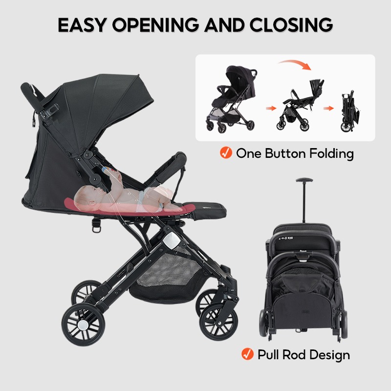 Baby Stroller Foldable Kids Travel Stroller Lightweight, Babies & Kids