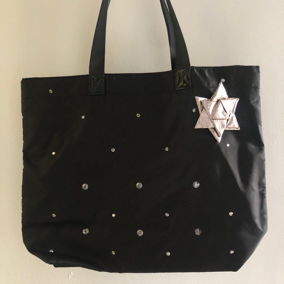 Bath and body works black hotsell tote