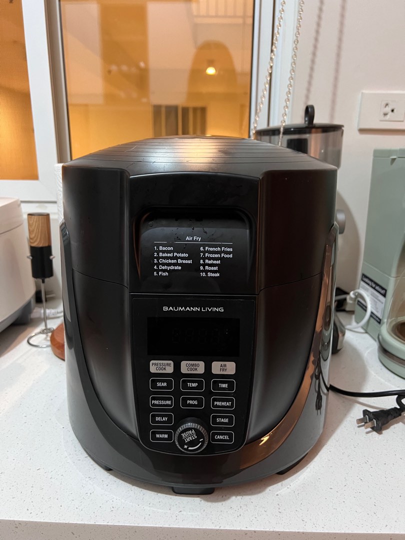 Baumann Living Duo Pressure Cooker and Air Fryer