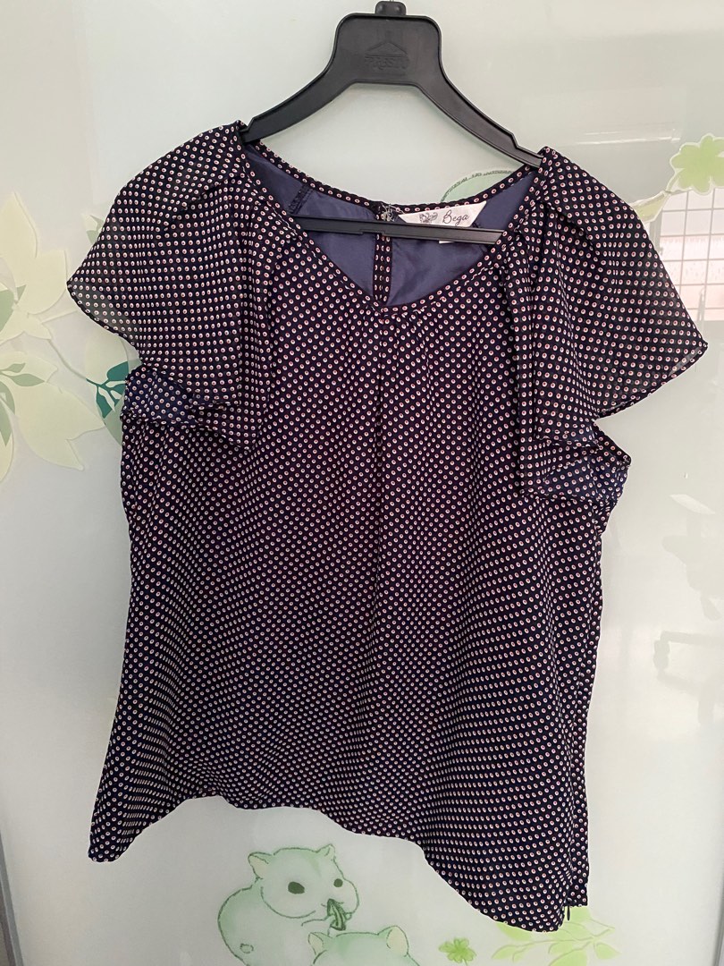 Bega Blouse, Women's Fashion, Tops, Blouses on Carousell