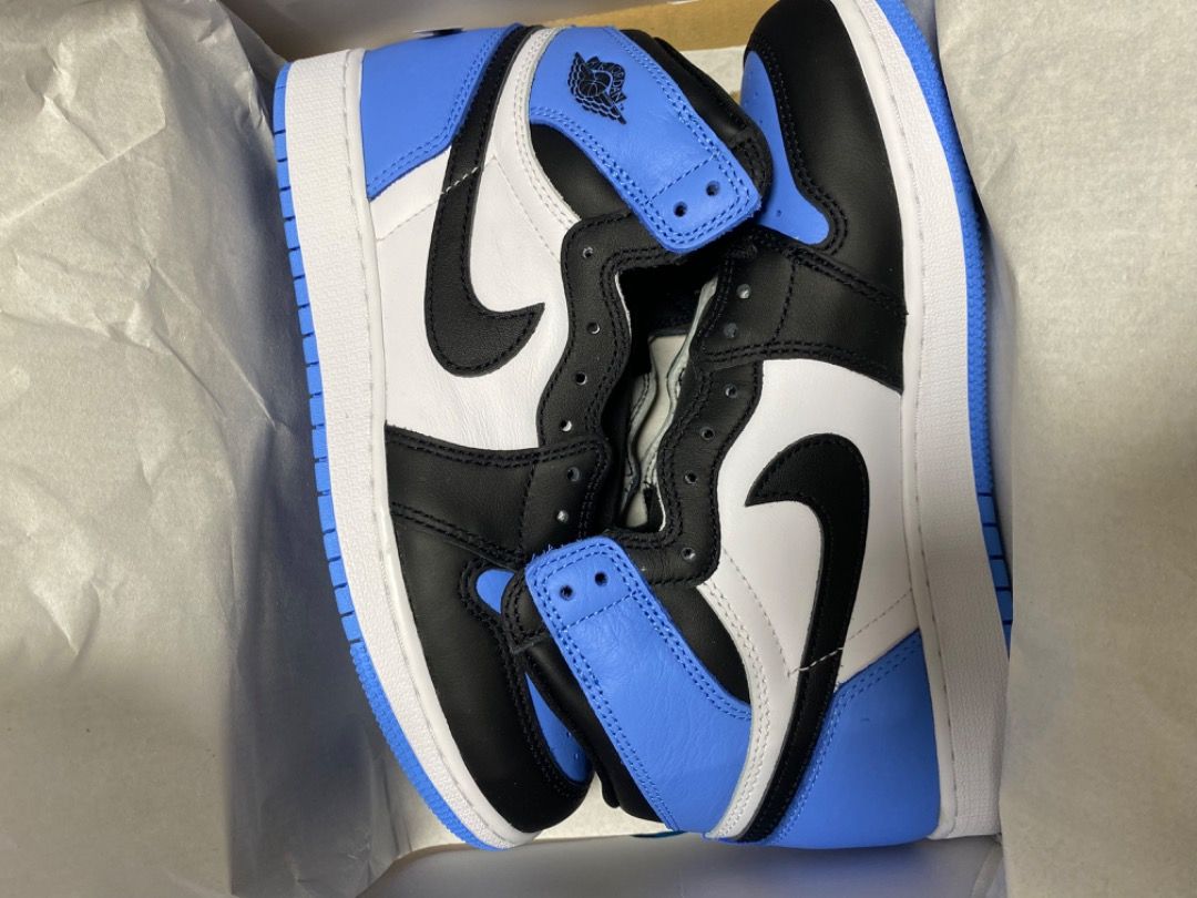 BELOW RTP Nike Air Jordan 1 UNC Toe GS 7 Men s Fashion Footwear