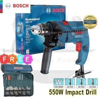 🚗🔥BEST DEAL - BOSCH GSB 550 IMPACT DRILL DRIVER WITH FREE 38 PIECES ACCESSORIES