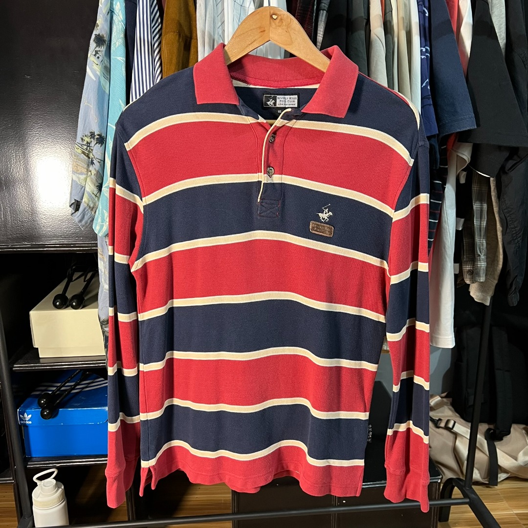 Beverly hills polo top club long sleeve shirts