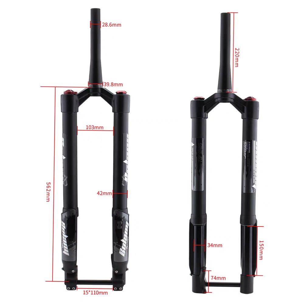 140mm mtb hotsell fork 26