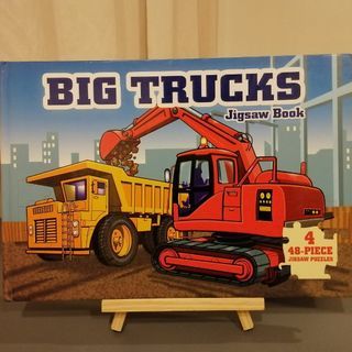 Big Trucks Jigsaw Puzzle Book
