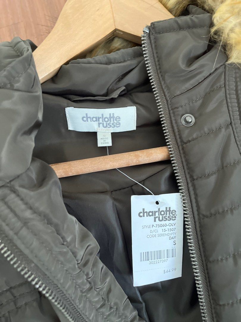 BNWT Charlotte Russe winter puffer jacket cold wear