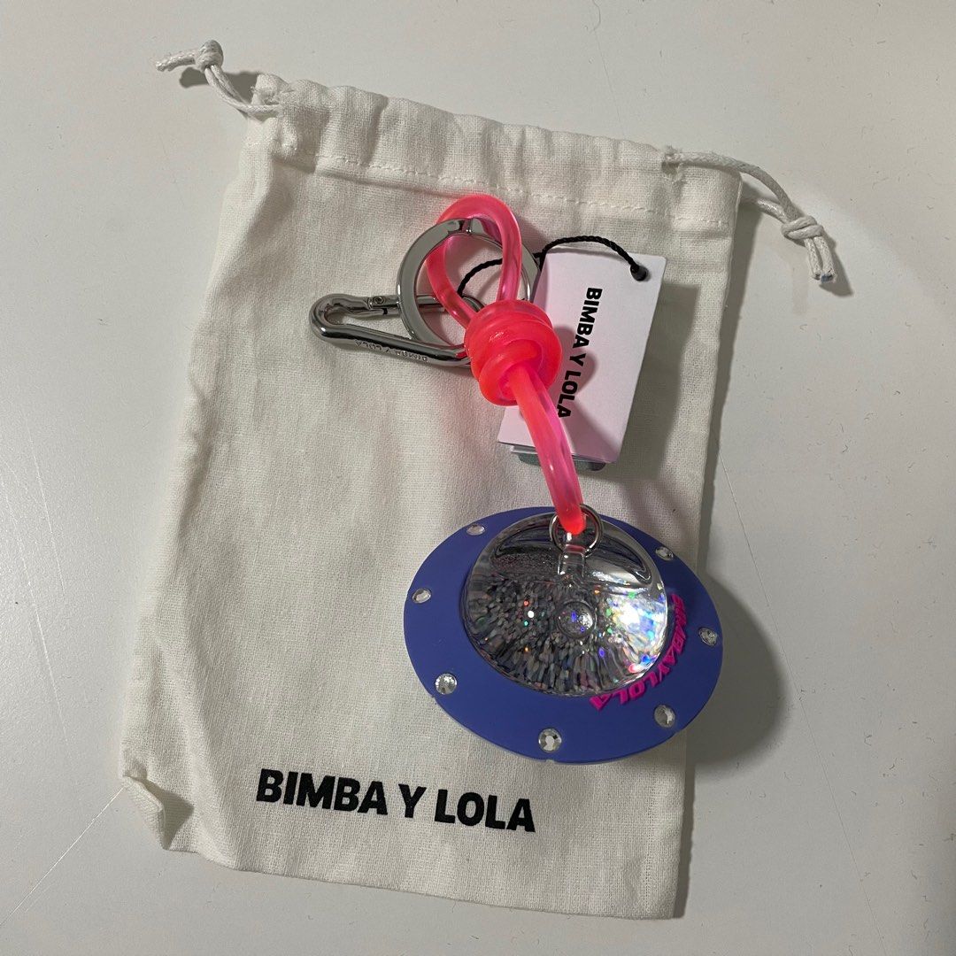Bimba Y Lola Glitter Dog Resin Key Ring