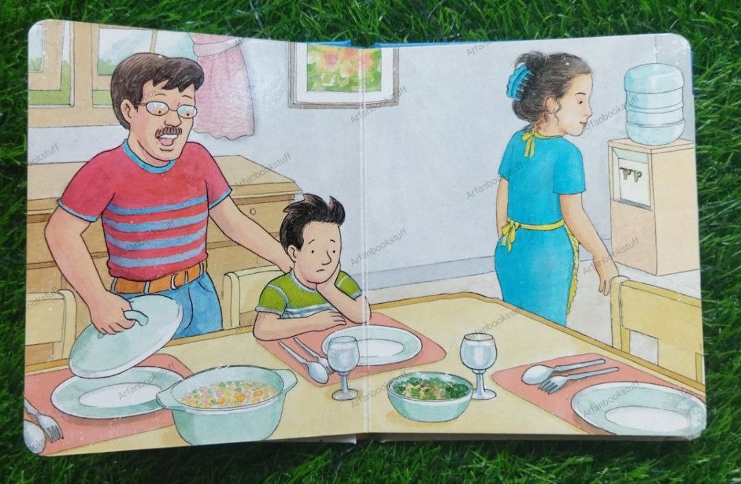 Buku　ira　Boardbook　Alat　Tulis,　masak　Buku　apa?,　Pustaka　ibu　ari　Anak-Anak　di　Carousell