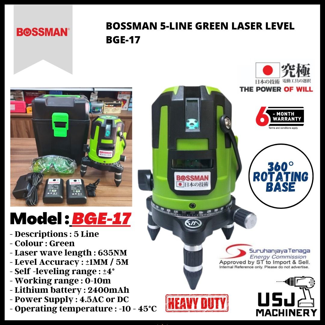 Bossman outlet laser level
