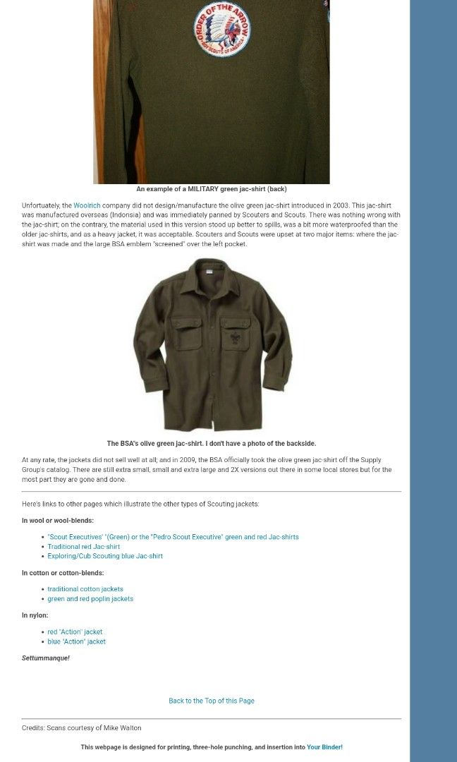 Boy scout green wool jac shirt store