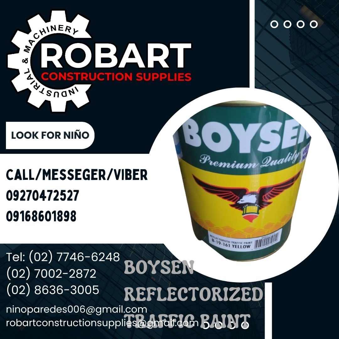 BOYSEN REFLECTORIZED TRAFFIC PAINT, Commercial & Industrial