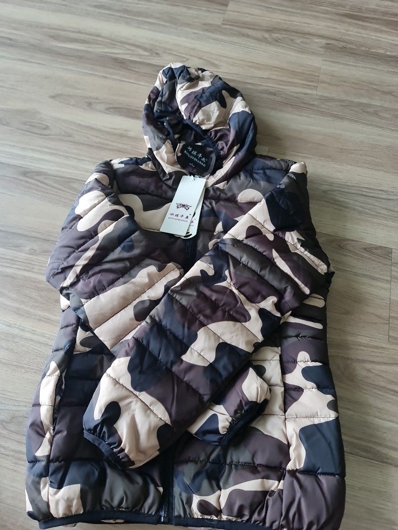 Brand New Camouflage Design Puffer Jacket Men s Fashion Coats
