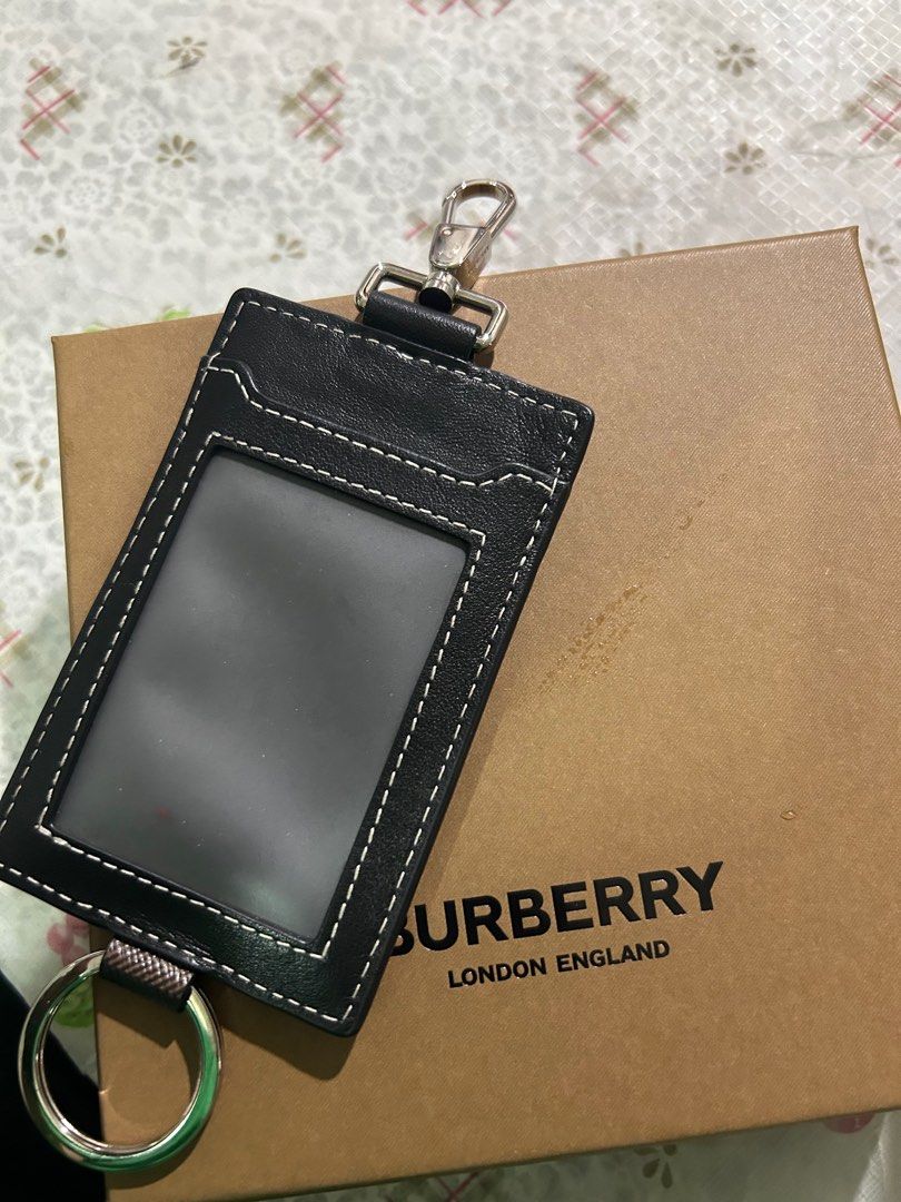 Burberry id card holder hot sale
