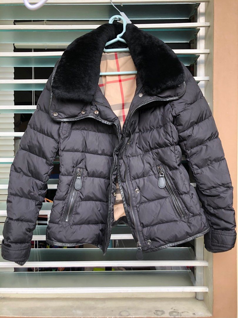 Burberry down jacket top womens