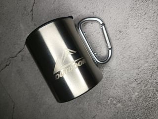Camping Carabiner Mug Stainless Steel Thick Material