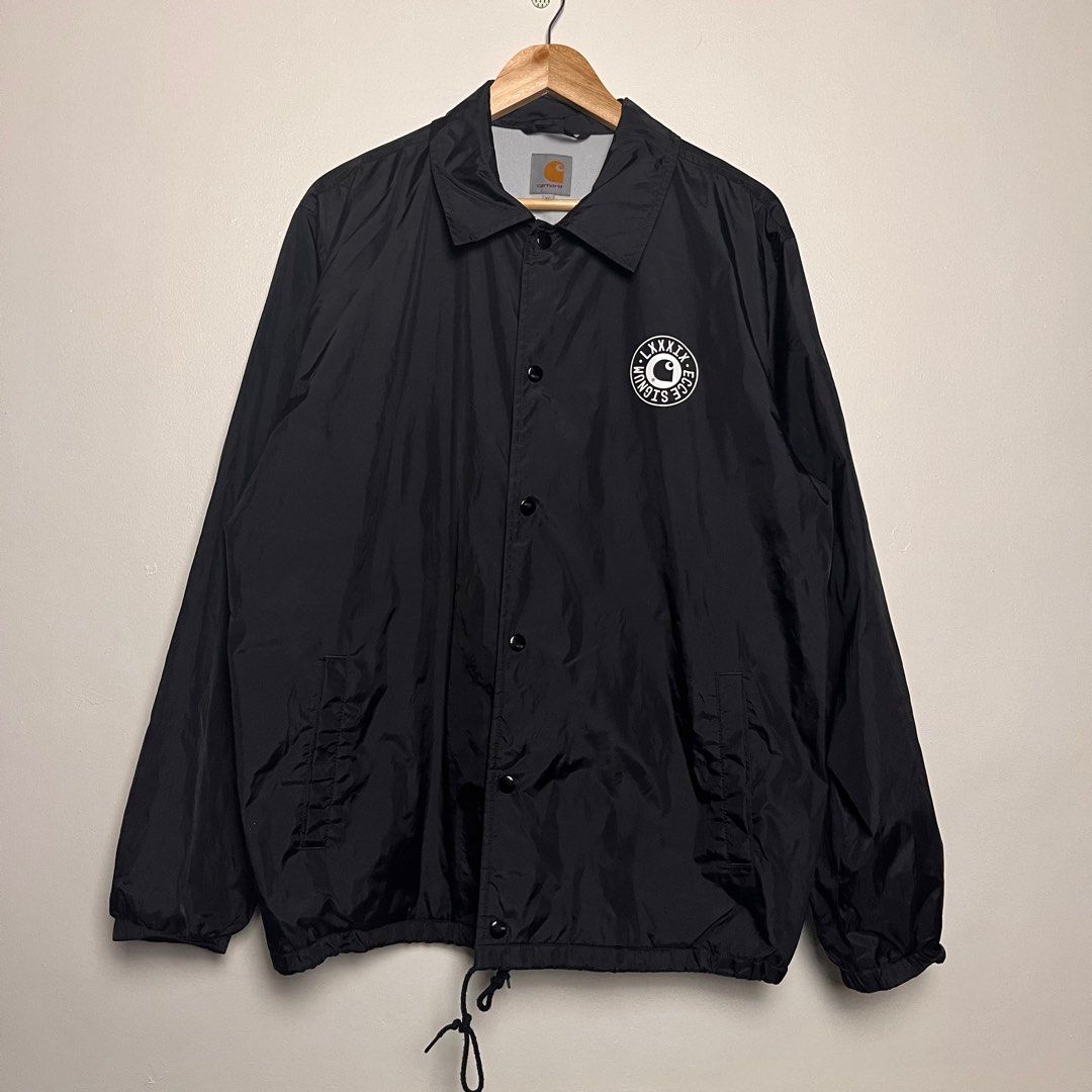 Carhartt Signum Coach Jacket Black XLarge OUTDATED Men s Fashion Coats Jackets and Outerwear on Carousell