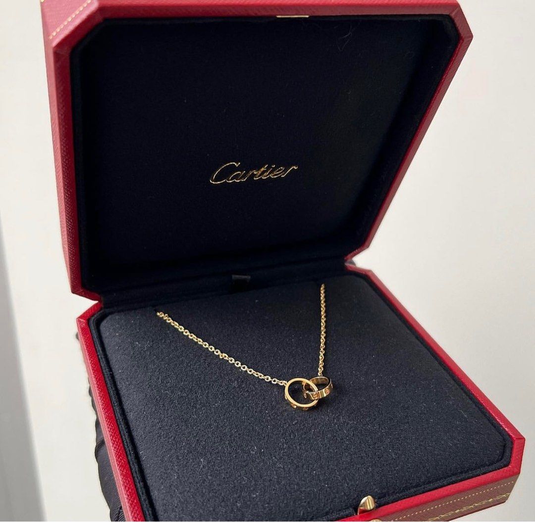 Cartier yellow gold necklace discount