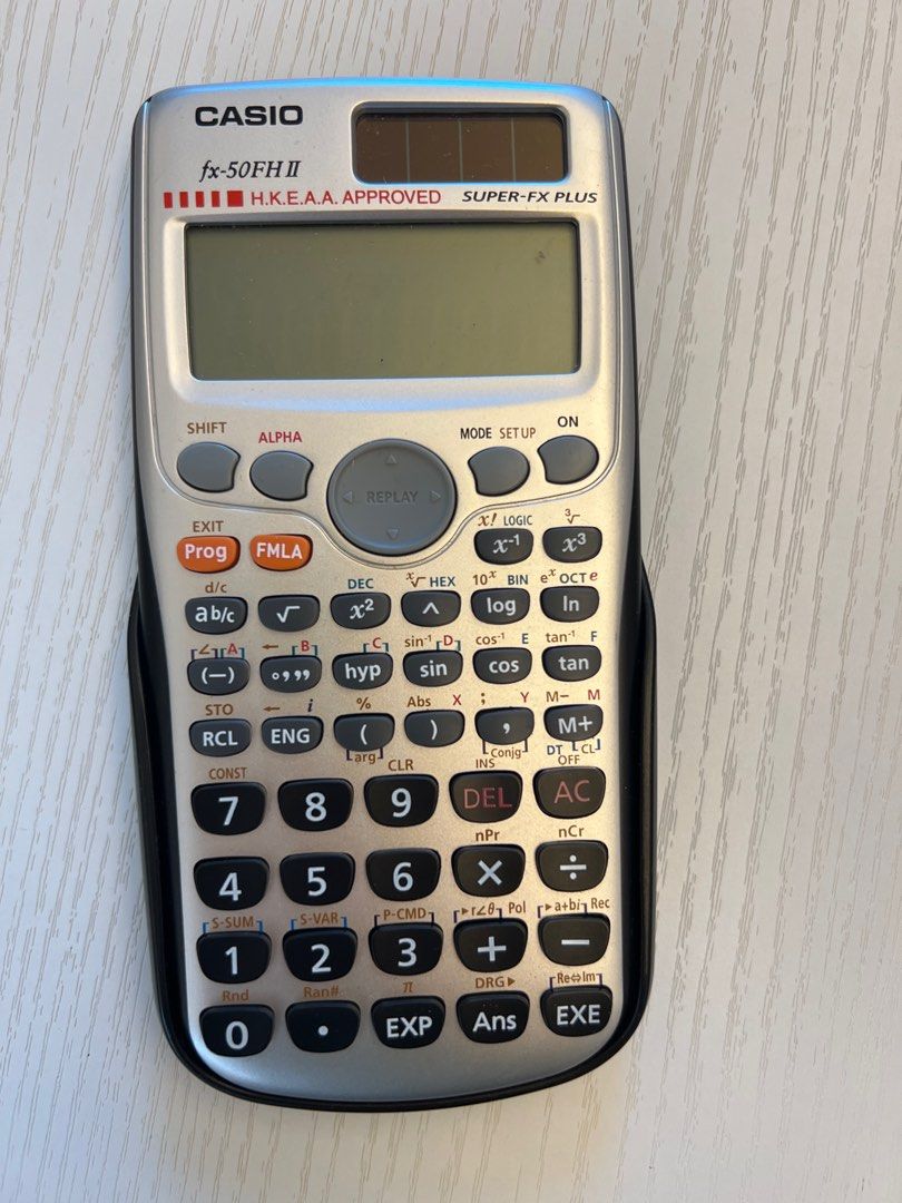 Casio calculator fx 50fh ii hot sale
