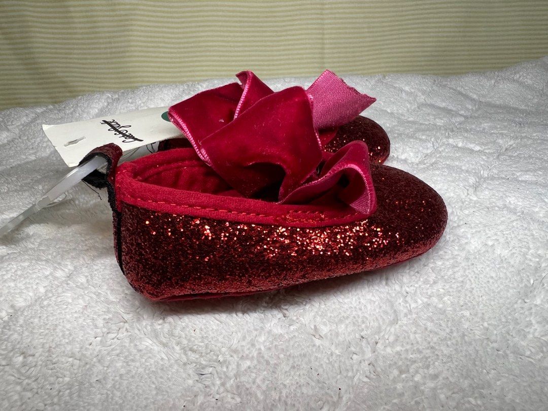 Cat Jack Red Glittery Dress Shoes for Baby Girls Babies Kids