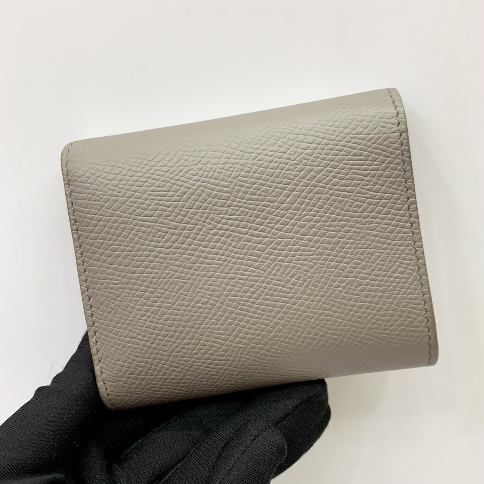 Leather wallet Celine Grey in Leather - 33285435