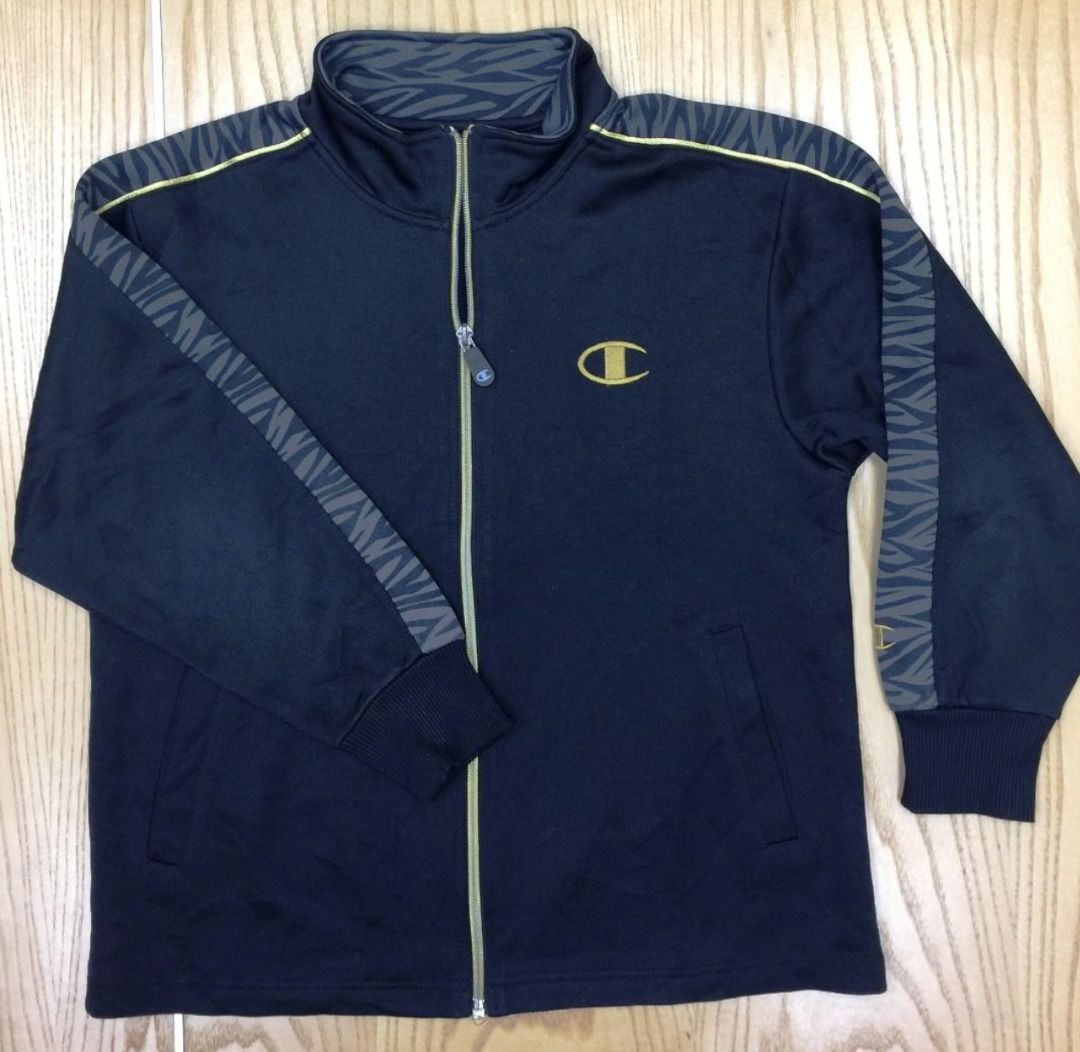 Champion jacket kids hotsell gold