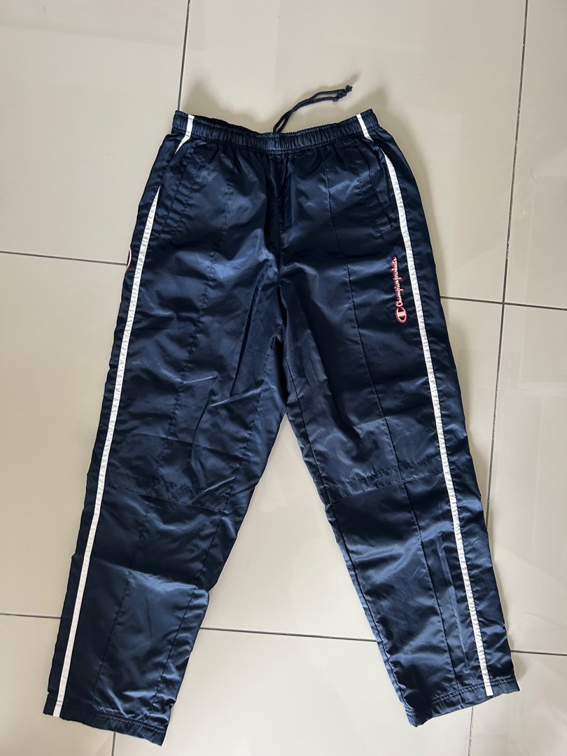 Champion blue track 2025 pants