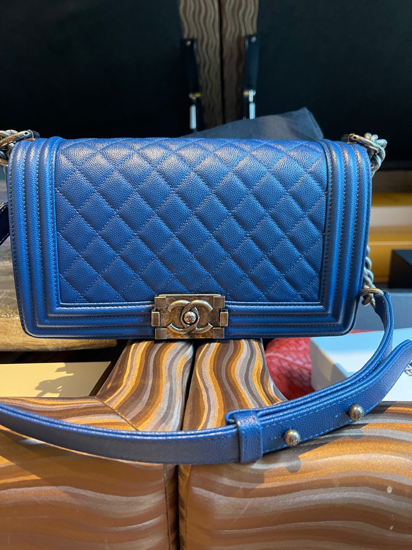 Chanel Boy Medium, Luxury, Bags & Wallets on Carousell