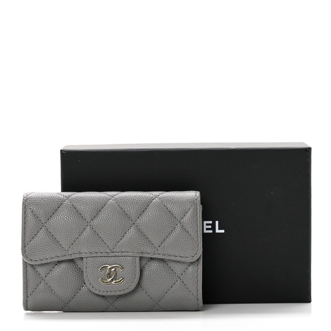 Chanel Flap Card Holder Caviar GHW, Luxury, Bags & Wallets on Carousell
