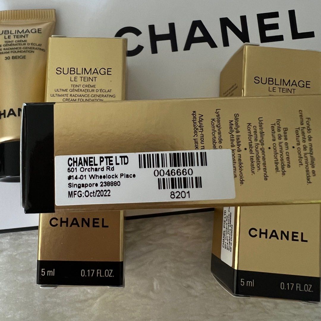 Chanel Sublimage Le Teint 30 Beige cream foundation 5ml, Beauty