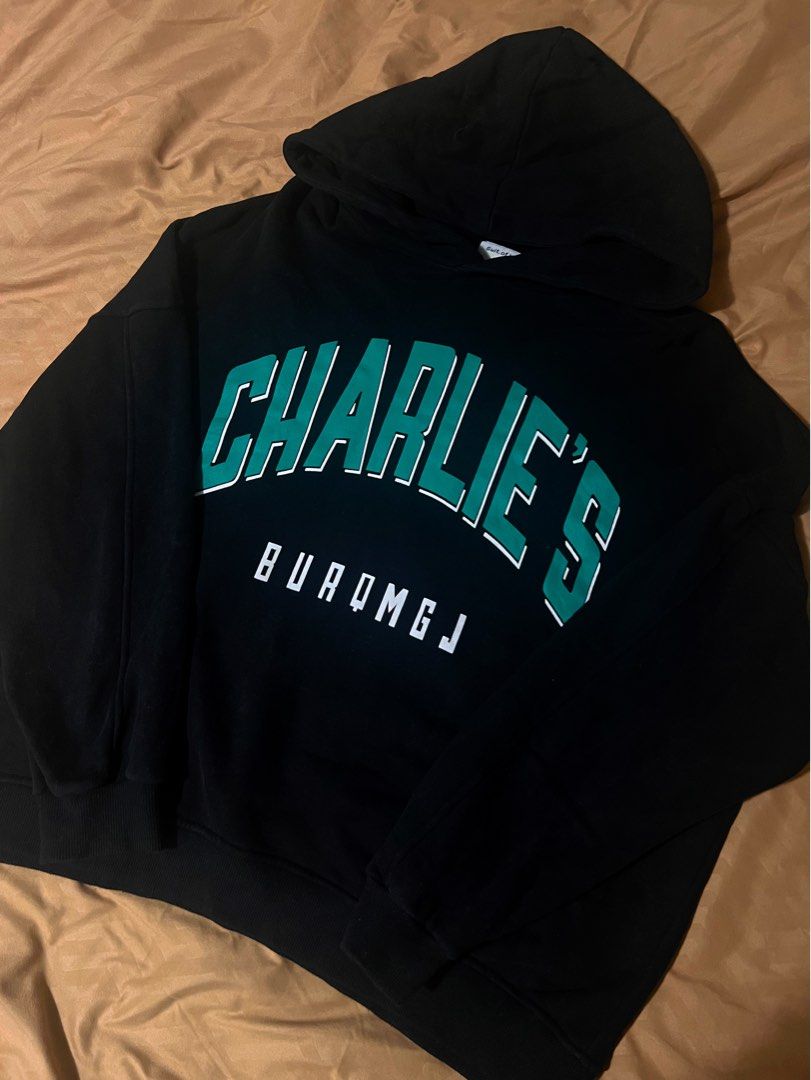 charlie s graphic hoodie Men s Fashion Tops Sets Hoodies on Carousell