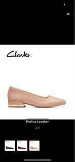 Clarks court shoes nude