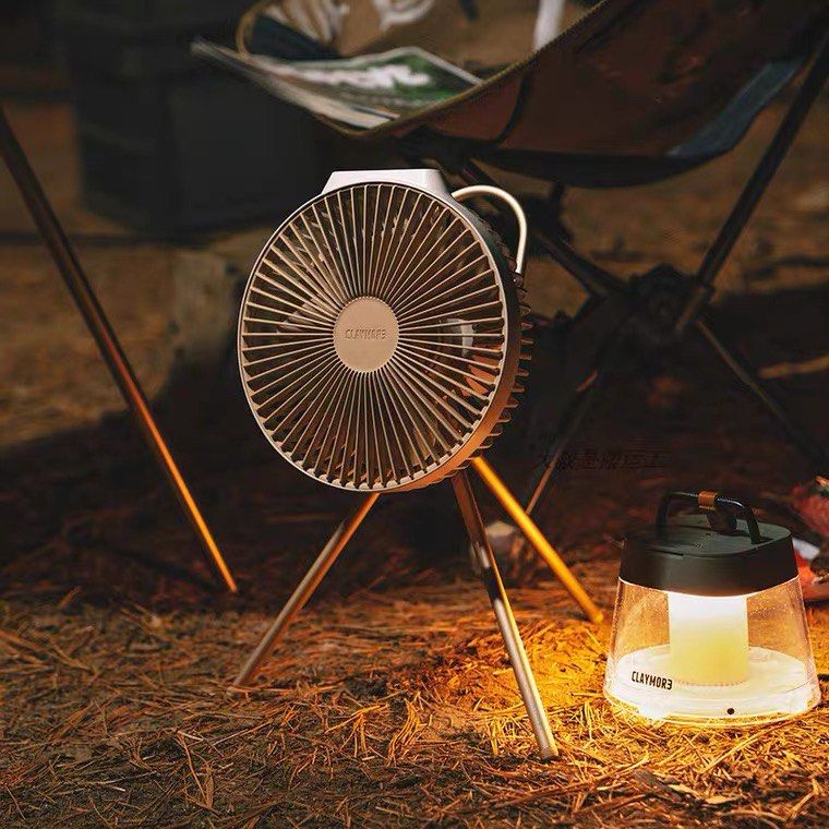 Fan V600 Plus Wireless Rechargeable Camping Fan - Black - Decathlon