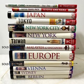 (Clearance) DK and INSIGHT Travel Guide Books
