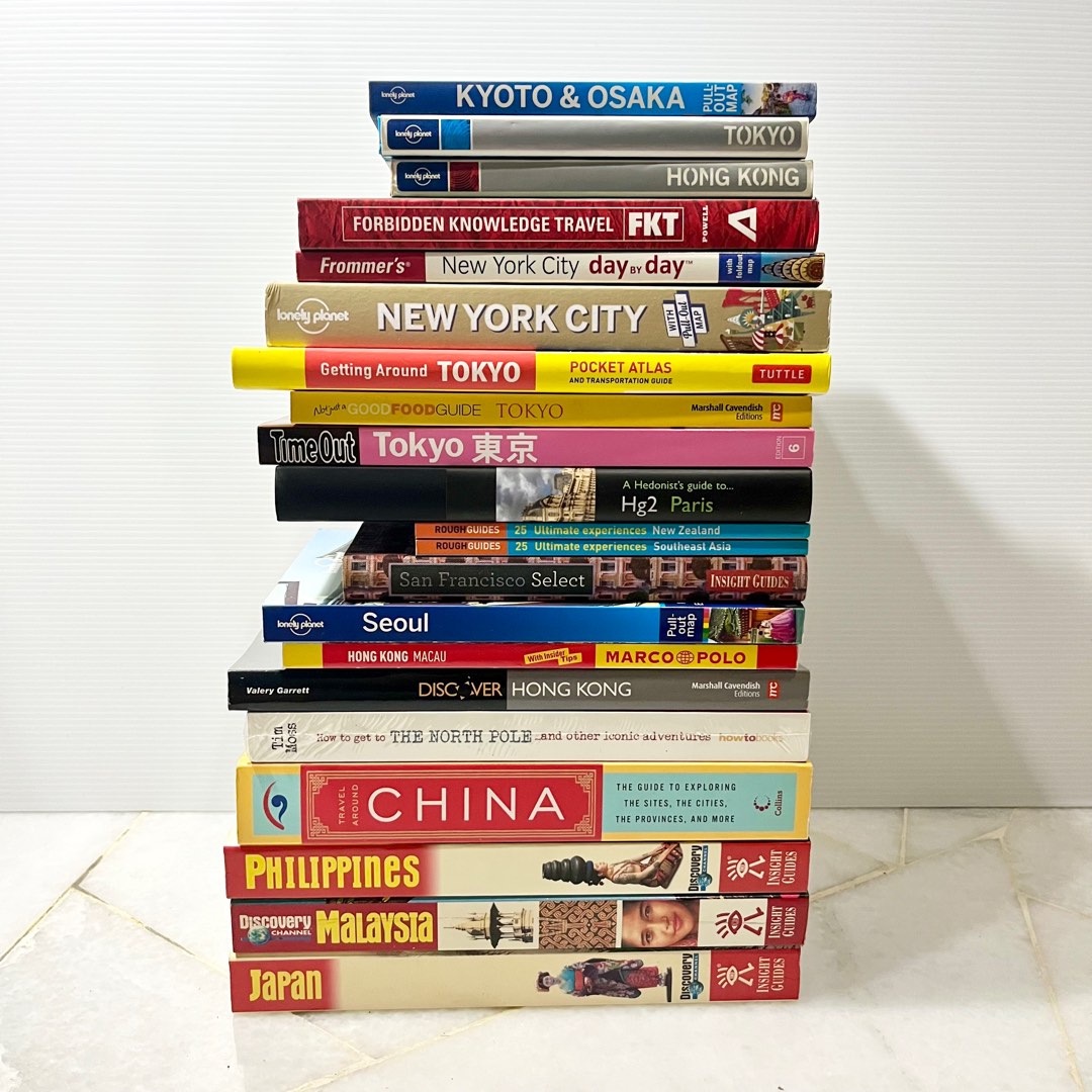 Holiday　Books　on　Toys,　Clearance)　Guides　Guide　Hobbies　Travel　Various　Magazines,　Books,　Travel　Carousell