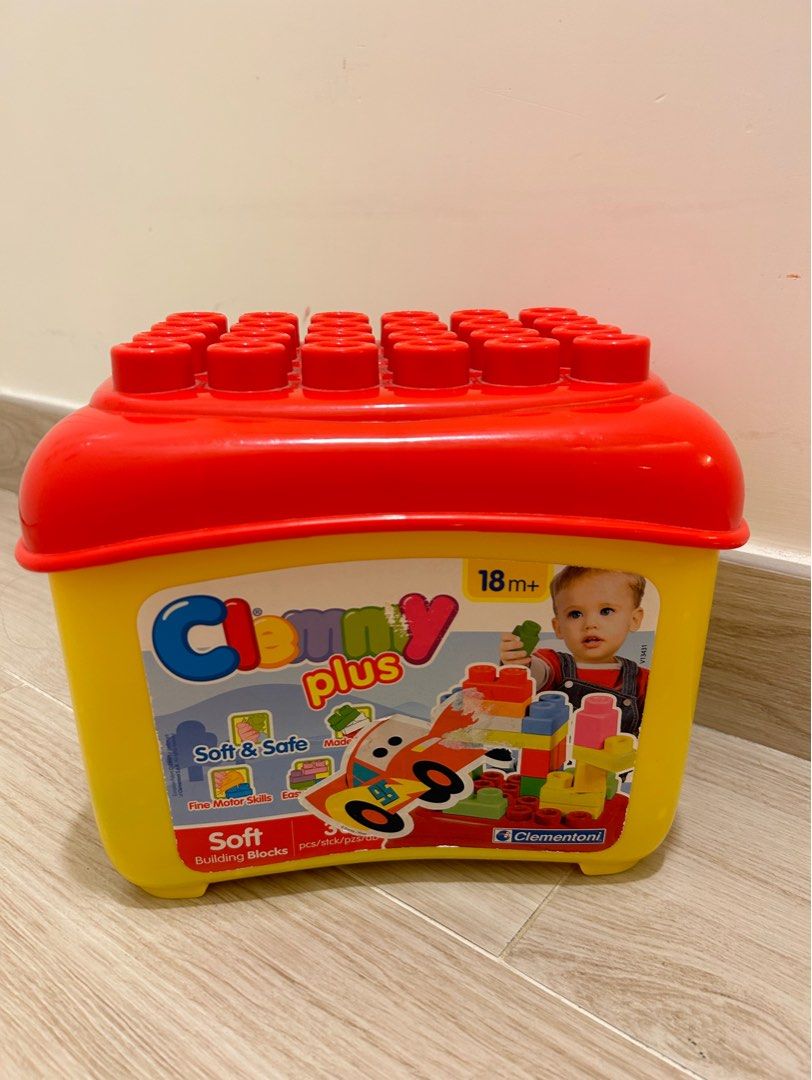 Clemmy plus soft building bricks clearance