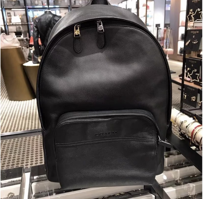 Coach f49313 leather backpack Carousell