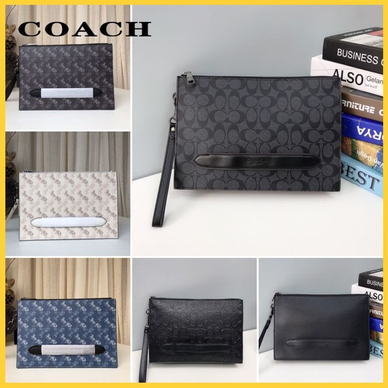 Brand New) COACH Men's Clutch Bag, Men's Fashion, Bags, Belt bags, Clutches  and Pouches on Carousell