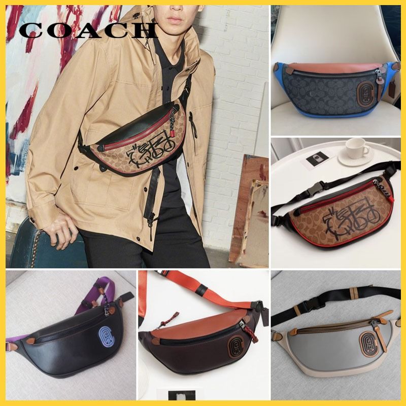 Coach men waist bag waistbag, Men's Fashion, Bags, Sling Bags on