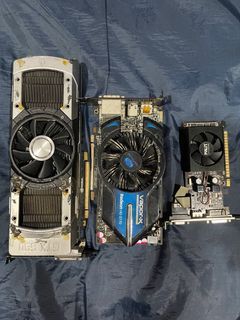 computer video card package of 3 