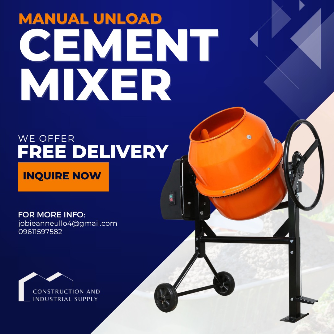 Concrete Mixer Portable Mixer Cement Mixer DIY Mixer Small