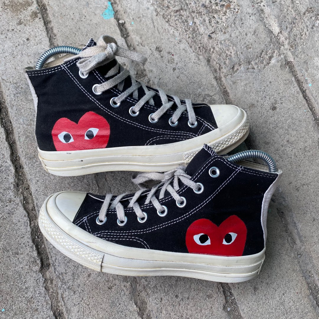 CONVERSE CDG PLAY HIGH BLACK Women s Fashion Footwear Sneakers