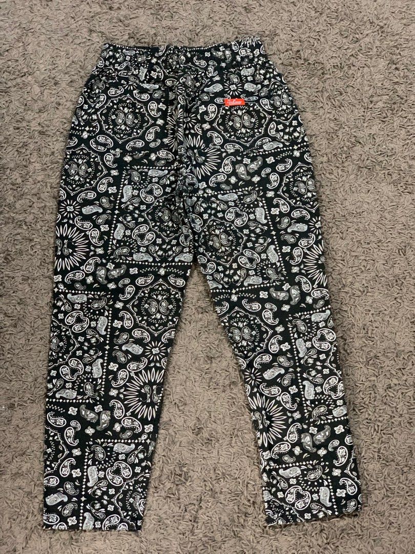 COOKMAN CHEF PAISLEY PANTS, Men's Fashion, Bottoms, Joggers on Carousell