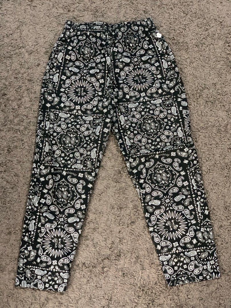 COOKMAN CHEF PAISLEY PANTS, Men's Fashion, Bottoms, Joggers on Carousell