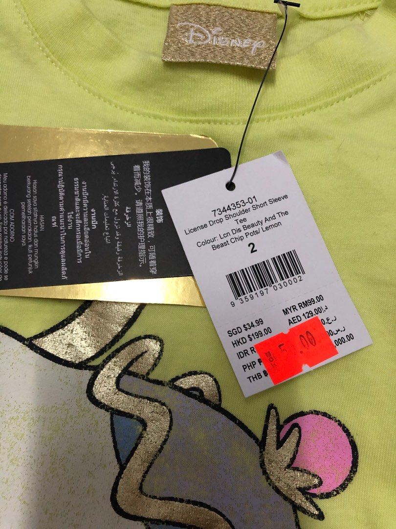 Cotton On x Disney Girl Top, Babies & Kids, Babies & Kids Fashion on