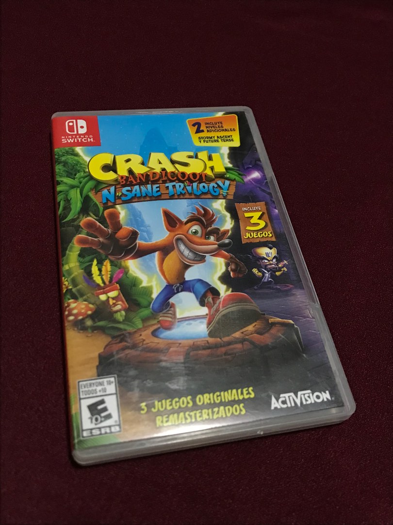 NEW Crash Bandicoot N Sane Trilogy Nintendo Switch Controller Bundle Sealed