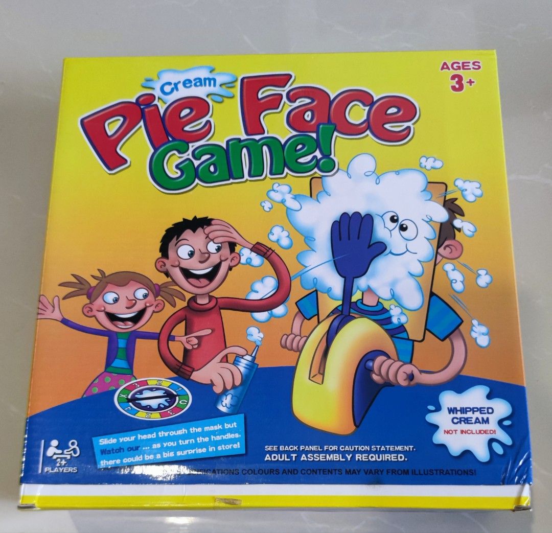 Cream Pie Face Game, Hobbies & Toys, Toys & Games on Carousell